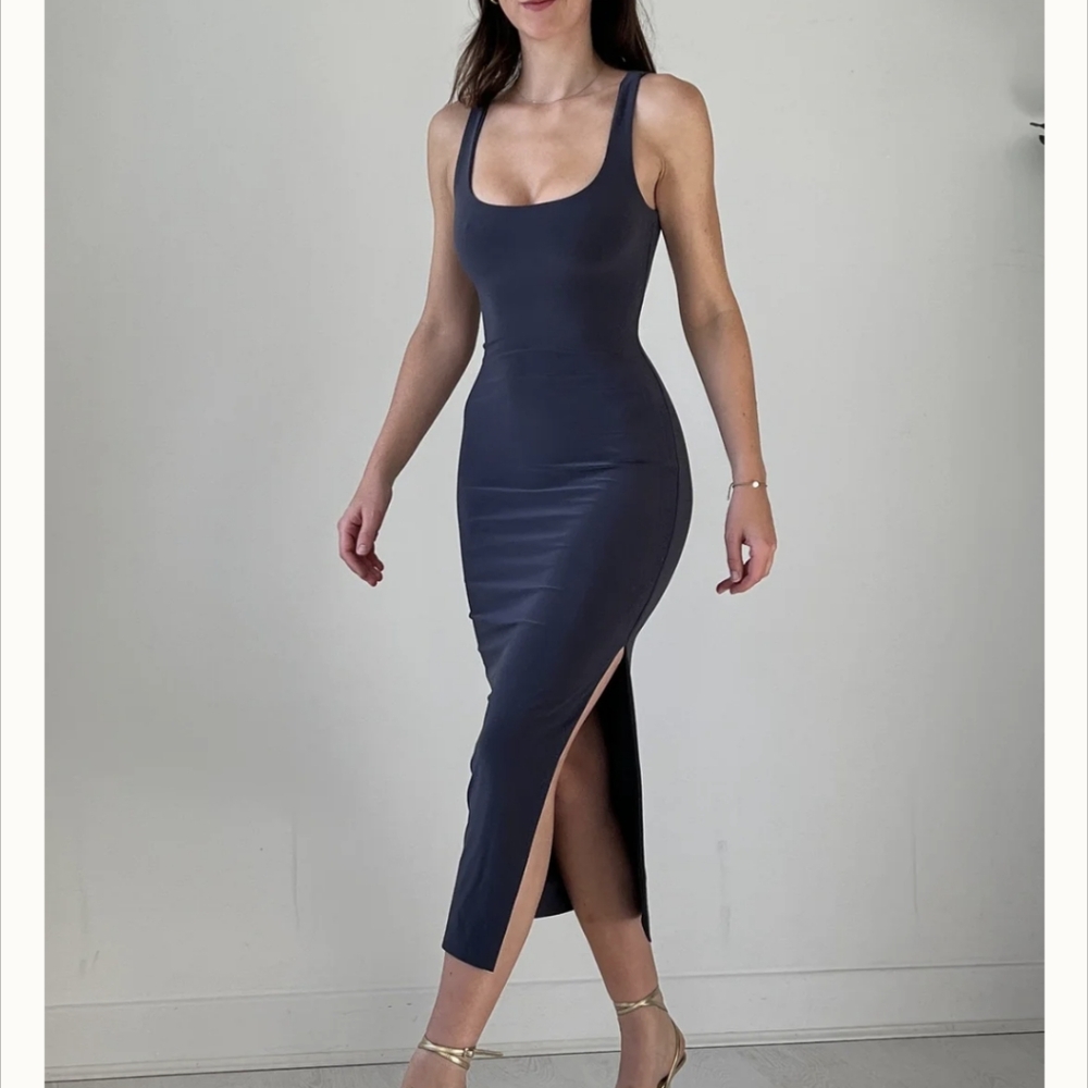 AYM Paxton Maxi Dress Bodycon dress with thigh slit
